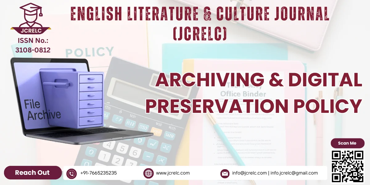 IJOER Digital Preservation - Permanent Access to Literature Research Archives