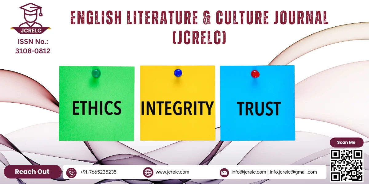 IJOER Journal Ethics Policy - Research Integrity in Literature and Cultural Studies