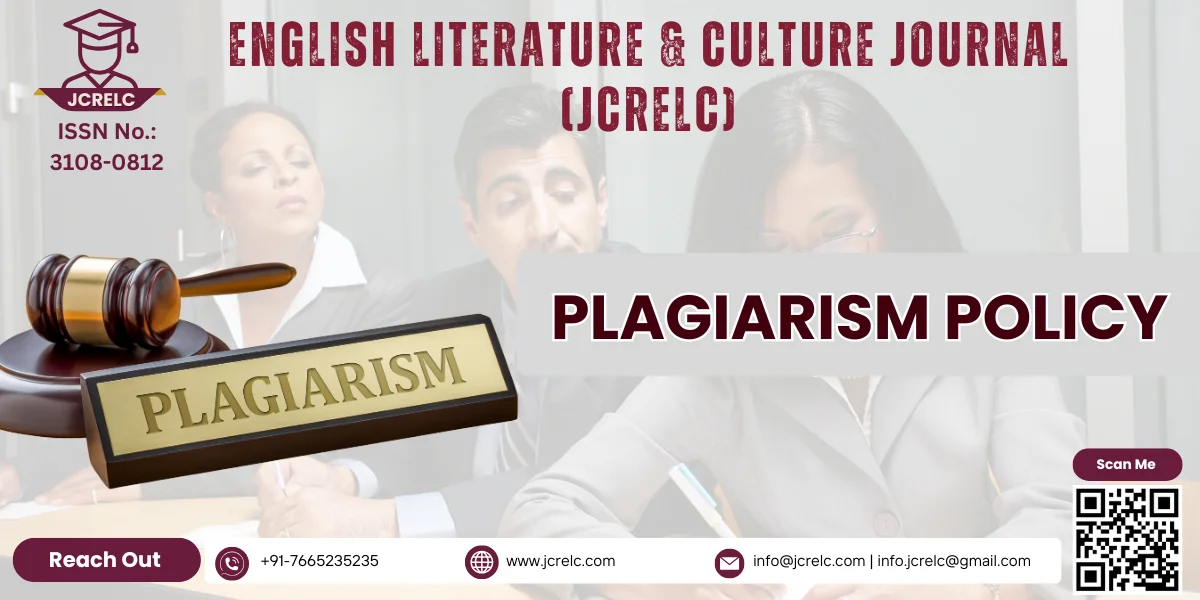 IJOER Plagiarism Policy - Academic Integrity in Literature and Cultural Studies Research